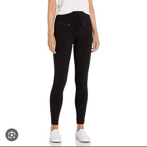 American Giant black ponte moto legging 10